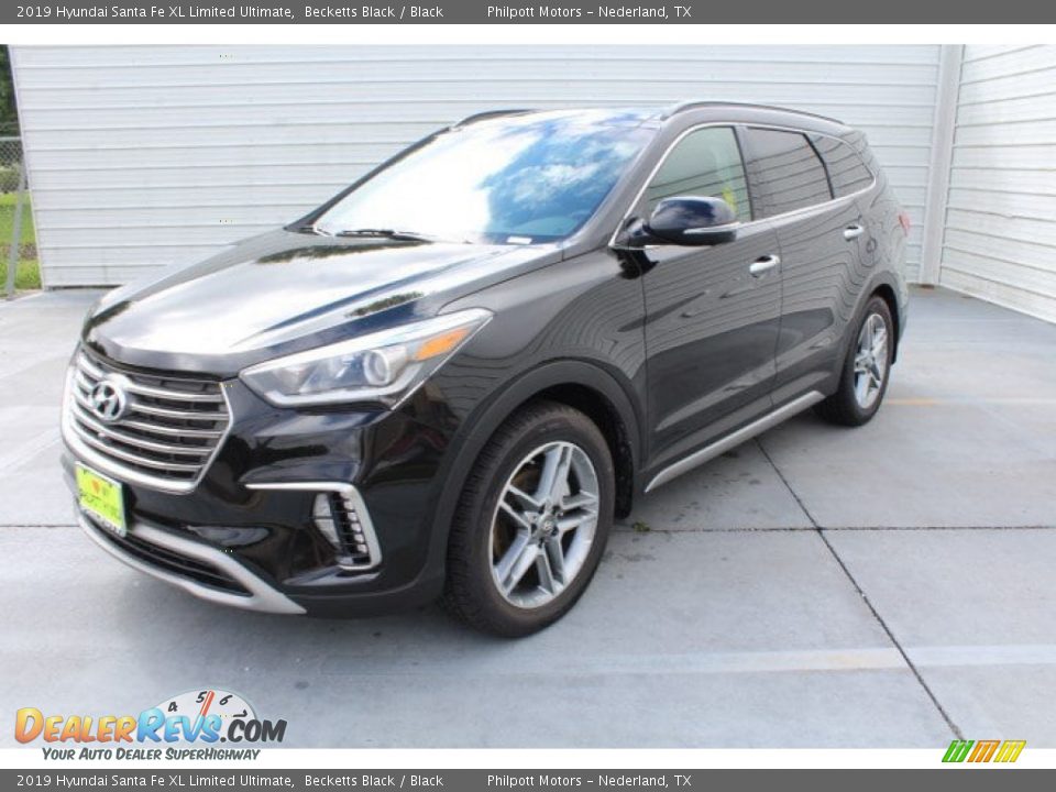 2019 Hyundai Santa Fe XL Limited Ultimate Becketts Black / Black Photo #4