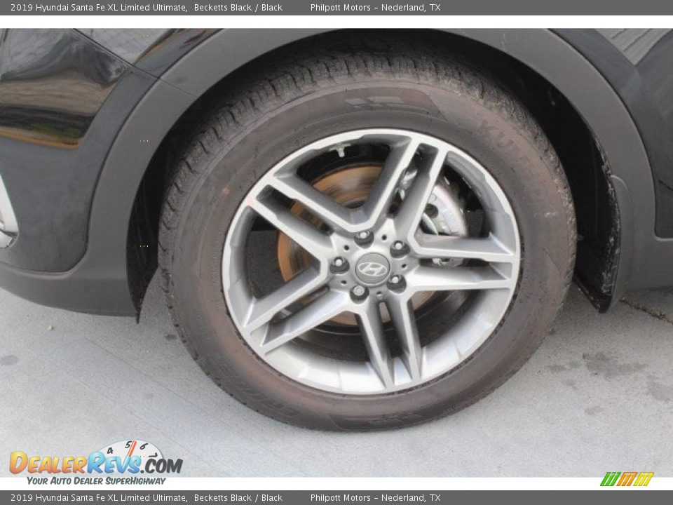 2019 Hyundai Santa Fe XL Limited Ultimate Becketts Black / Black Photo #5
