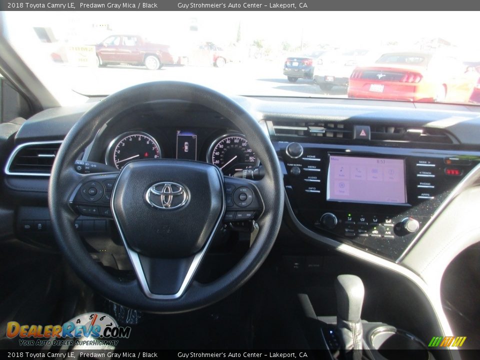 2018 Toyota Camry LE Predawn Gray Mica / Black Photo #10