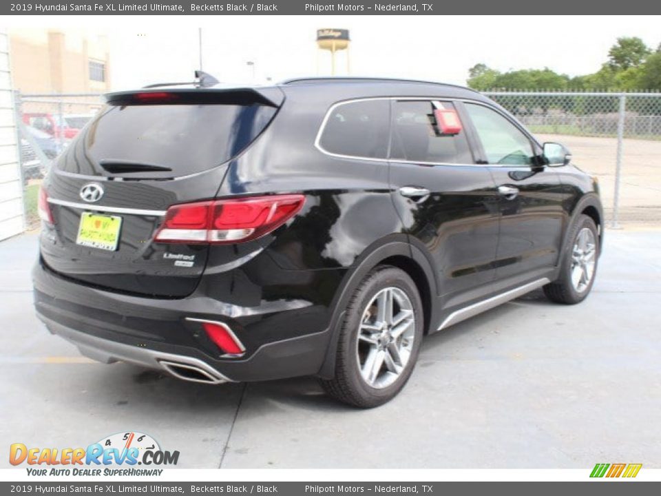 2019 Hyundai Santa Fe XL Limited Ultimate Becketts Black / Black Photo #8
