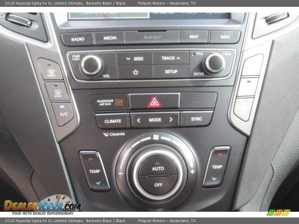 2019 Hyundai Santa Fe XL Limited Ultimate Becketts Black / Black Photo #12