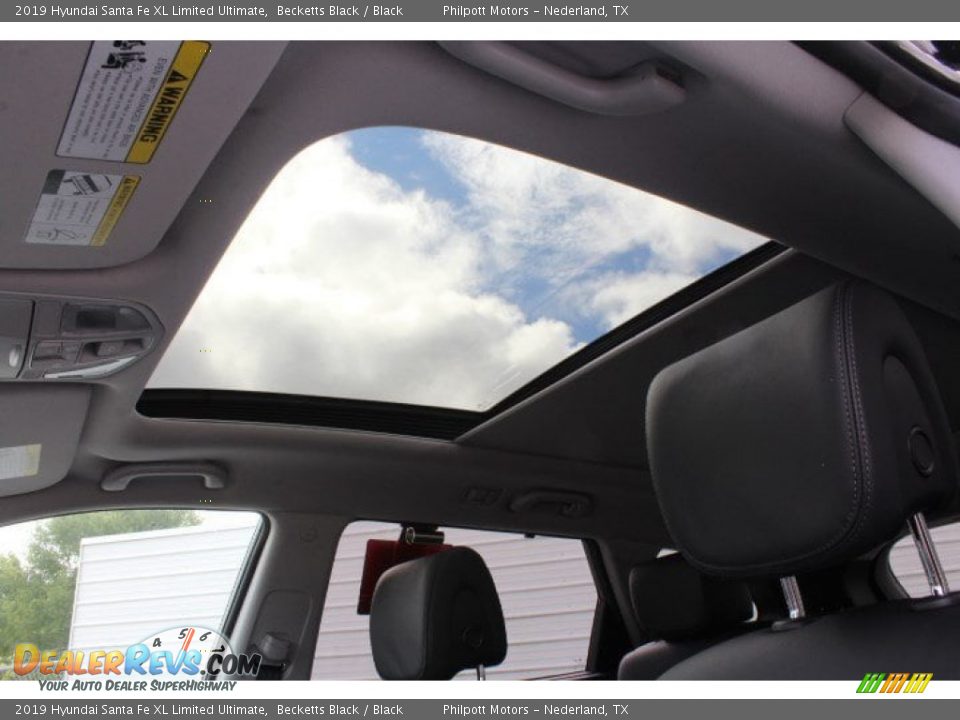 2019 Hyundai Santa Fe XL Limited Ultimate Becketts Black / Black Photo #14