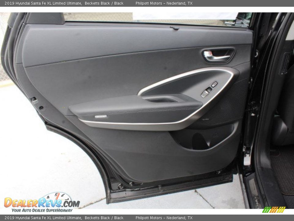 2019 Hyundai Santa Fe XL Limited Ultimate Becketts Black / Black Photo #17