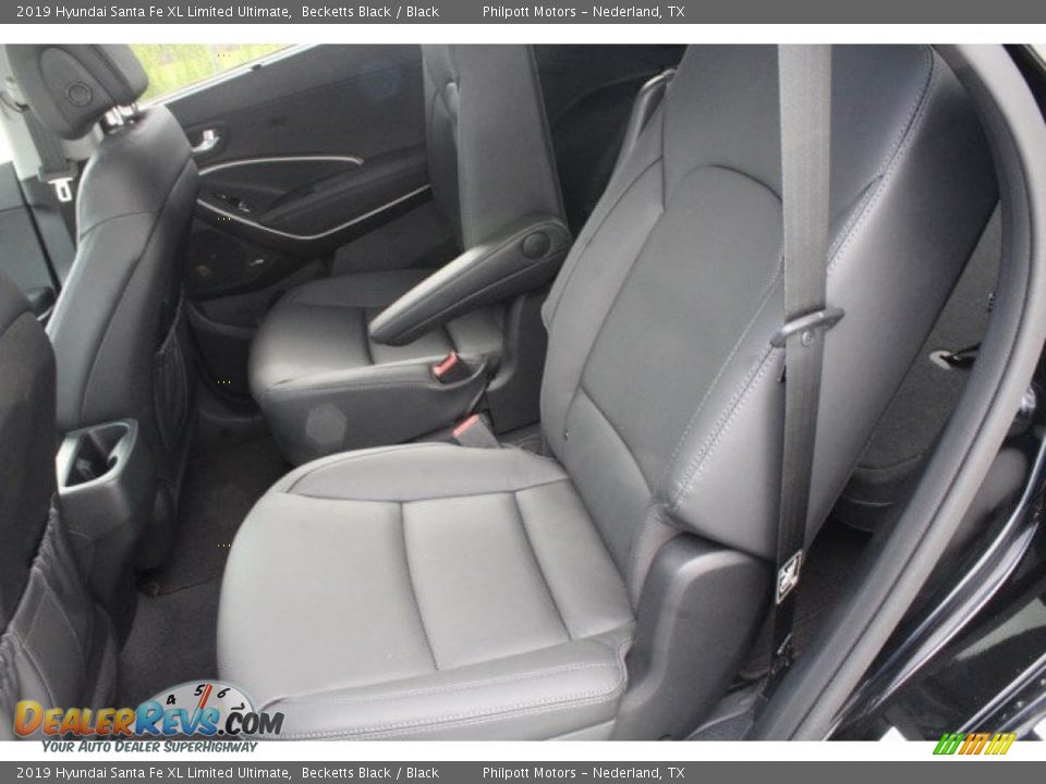 2019 Hyundai Santa Fe XL Limited Ultimate Becketts Black / Black Photo #18