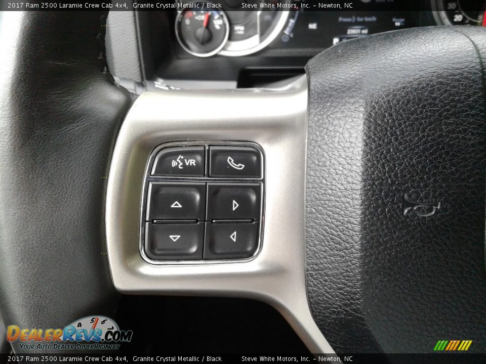 2017 Ram 2500 Laramie Crew Cab 4x4 Granite Crystal Metallic / Black Photo #17