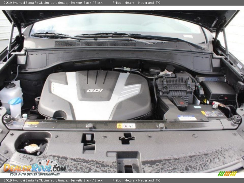 2019 Hyundai Santa Fe XL Limited Ultimate Becketts Black / Black Photo #23