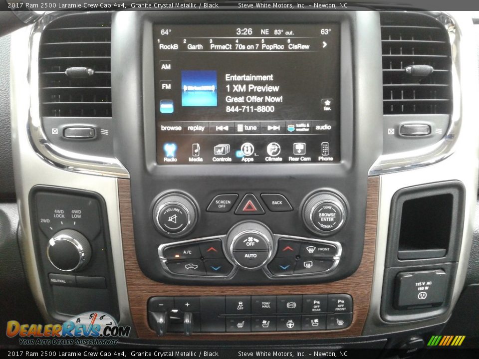 2017 Ram 2500 Laramie Crew Cab 4x4 Granite Crystal Metallic / Black Photo #20