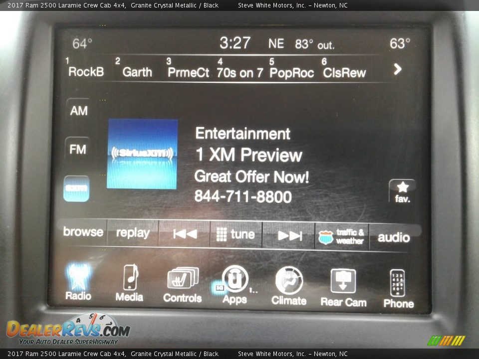 2017 Ram 2500 Laramie Crew Cab 4x4 Granite Crystal Metallic / Black Photo #21