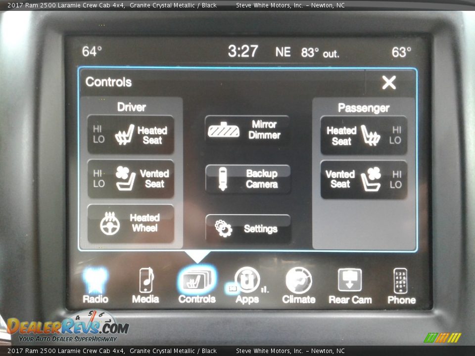 2017 Ram 2500 Laramie Crew Cab 4x4 Granite Crystal Metallic / Black Photo #23