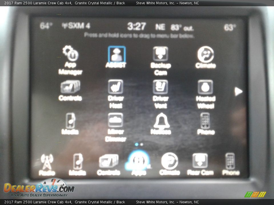 2017 Ram 2500 Laramie Crew Cab 4x4 Granite Crystal Metallic / Black Photo #25