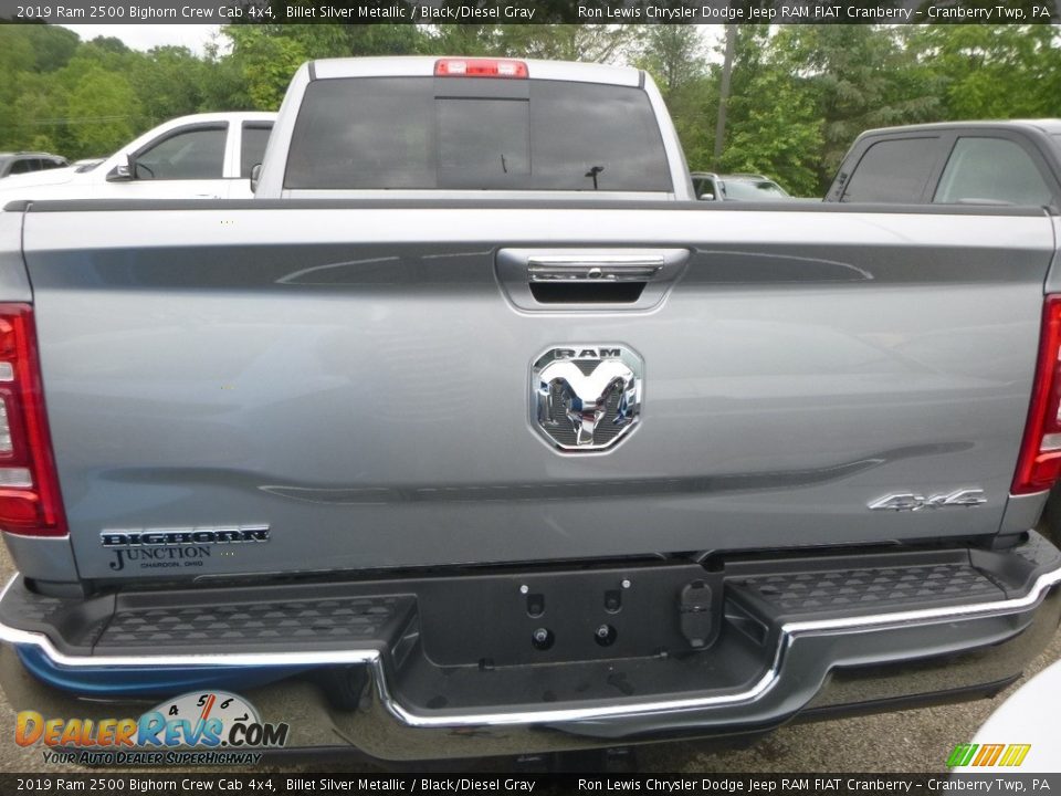 2019 Ram 2500 Bighorn Crew Cab 4x4 Billet Silver Metallic / Black/Diesel Gray Photo #4