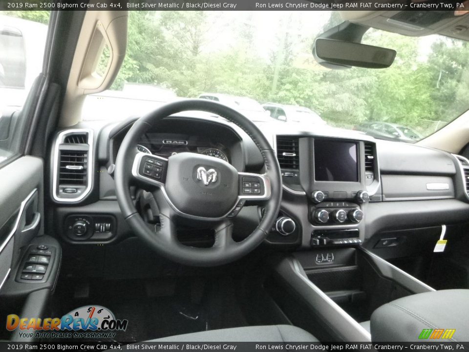 2019 Ram 2500 Bighorn Crew Cab 4x4 Billet Silver Metallic / Black/Diesel Gray Photo #11