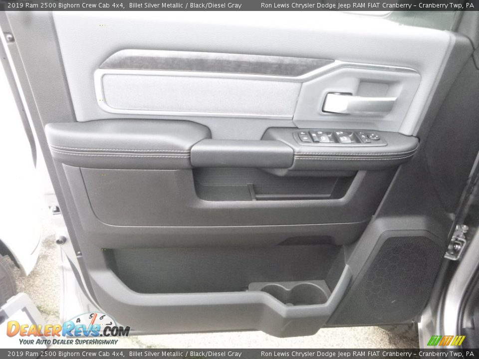 2019 Ram 2500 Bighorn Crew Cab 4x4 Billet Silver Metallic / Black/Diesel Gray Photo #13