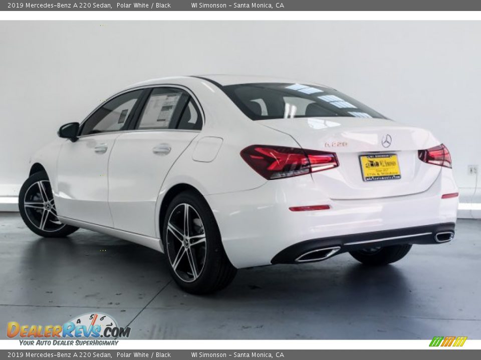 2019 Mercedes-Benz A 220 Sedan Polar White / Black Photo #2
