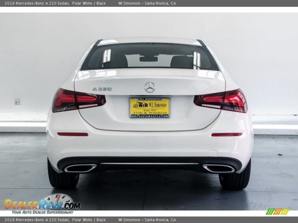 2019 Mercedes-Benz A 220 Sedan Polar White / Black Photo #3