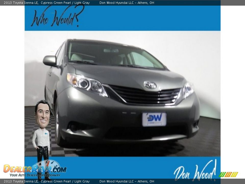 2013 Toyota Sienna LE Cypress Green Pearl / Light Gray Photo #1