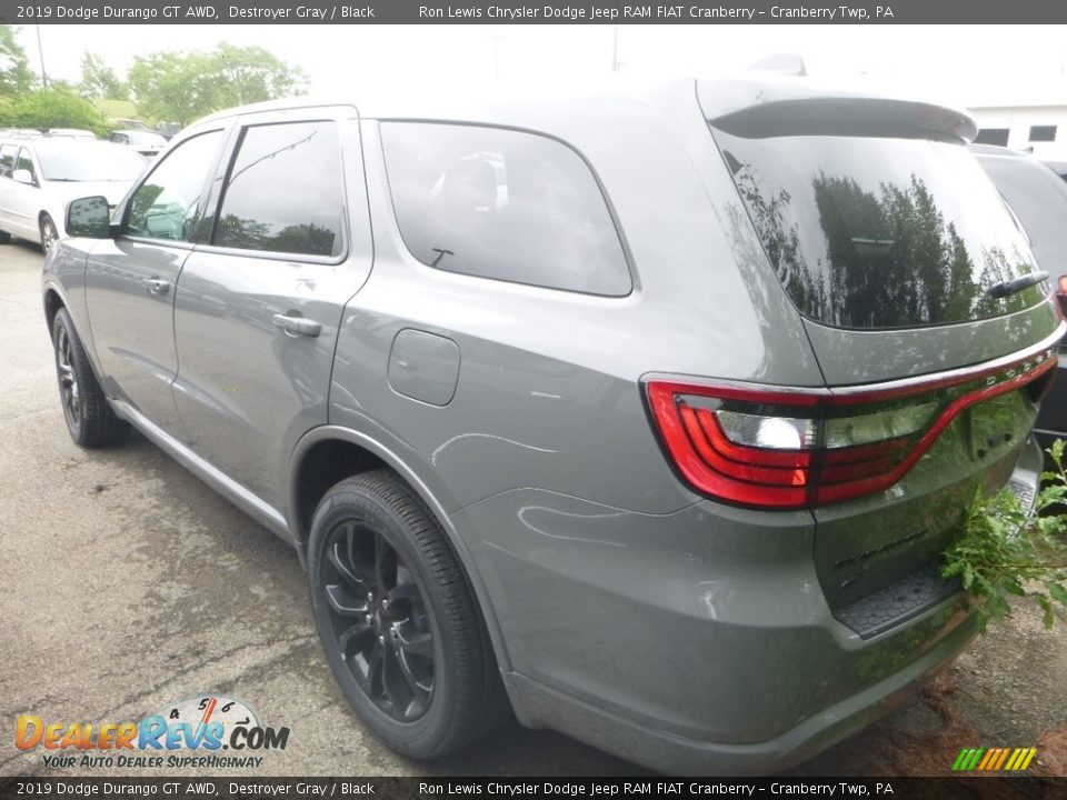 2019 Dodge Durango GT AWD Destroyer Gray / Black Photo #3