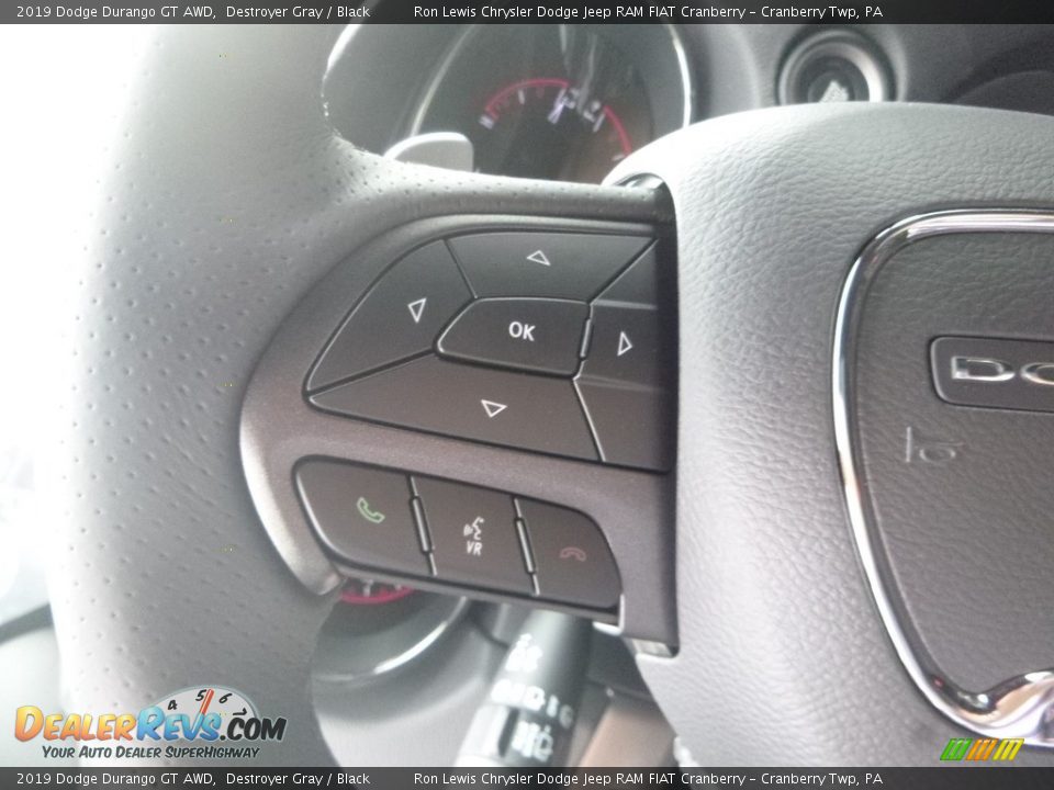 2019 Dodge Durango GT AWD Destroyer Gray / Black Photo #15