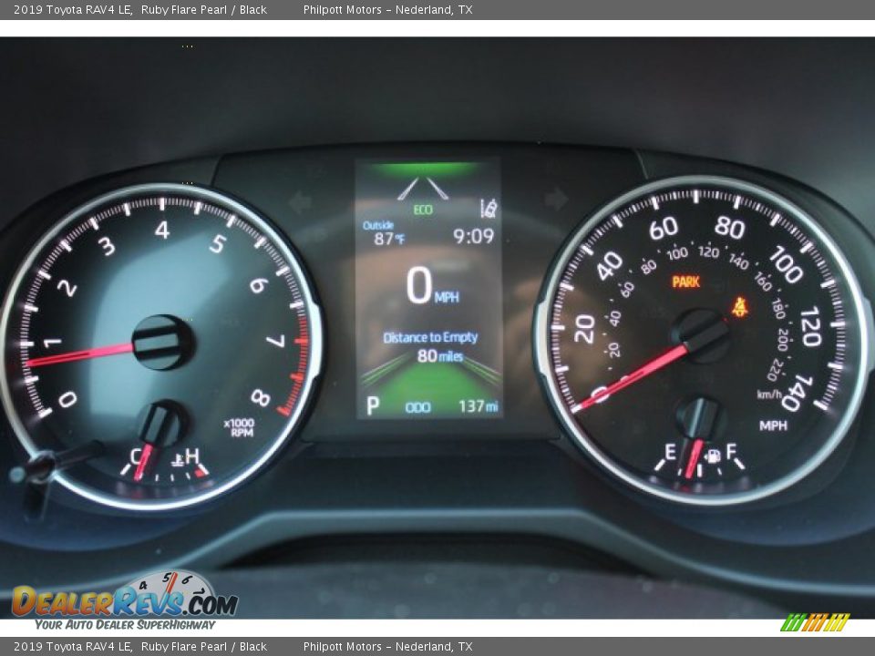 2019 Toyota RAV4 LE Ruby Flare Pearl / Black Photo #13