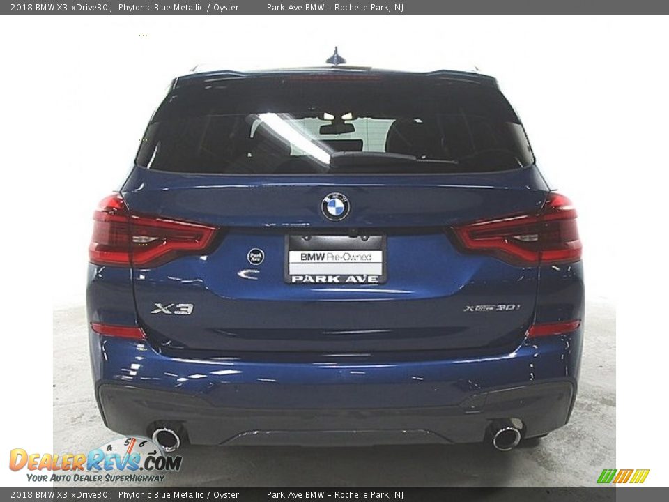 2018 BMW X3 xDrive30i Phytonic Blue Metallic / Oyster Photo #4