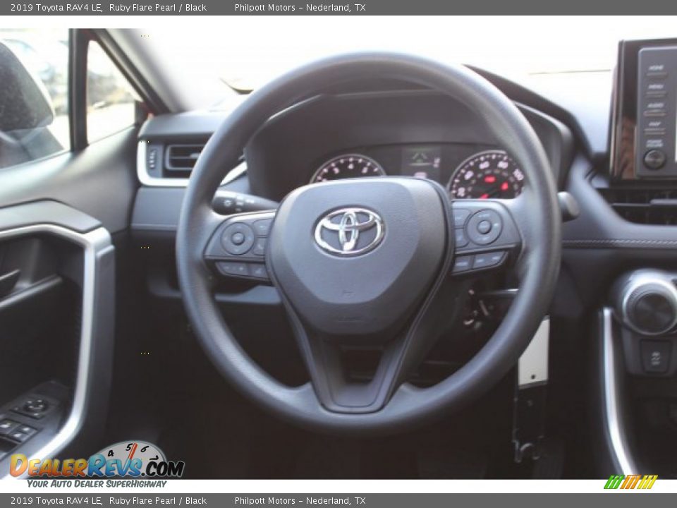 2019 Toyota RAV4 LE Ruby Flare Pearl / Black Photo #21