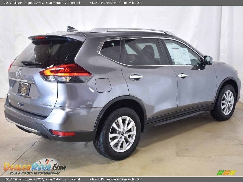 2017 Nissan Rogue S AWD Gun Metallic / Charcoal Photo #2