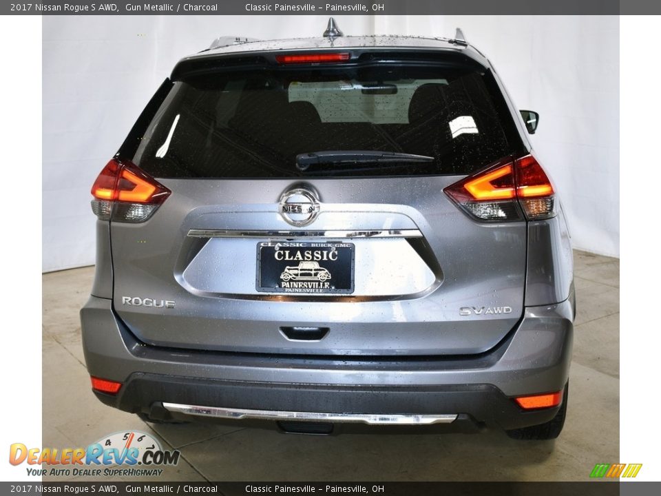 2017 Nissan Rogue S AWD Gun Metallic / Charcoal Photo #3