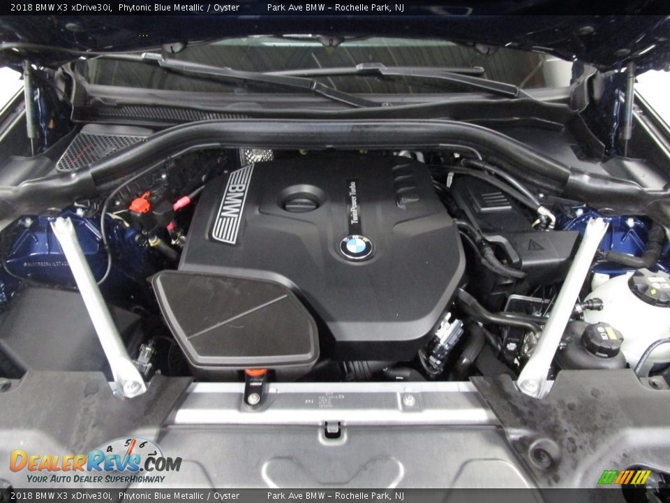 2018 BMW X3 xDrive30i Phytonic Blue Metallic / Oyster Photo #30