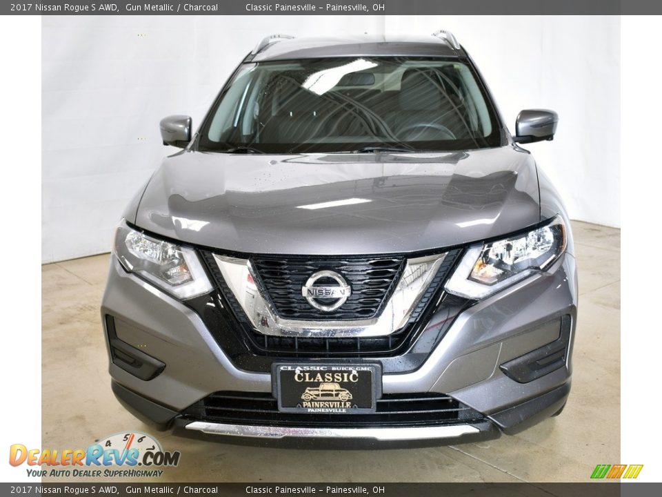 2017 Nissan Rogue S AWD Gun Metallic / Charcoal Photo #4