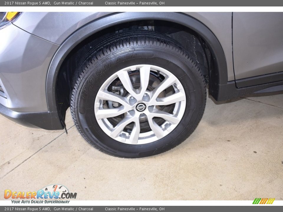 2017 Nissan Rogue S AWD Gun Metallic / Charcoal Photo #5
