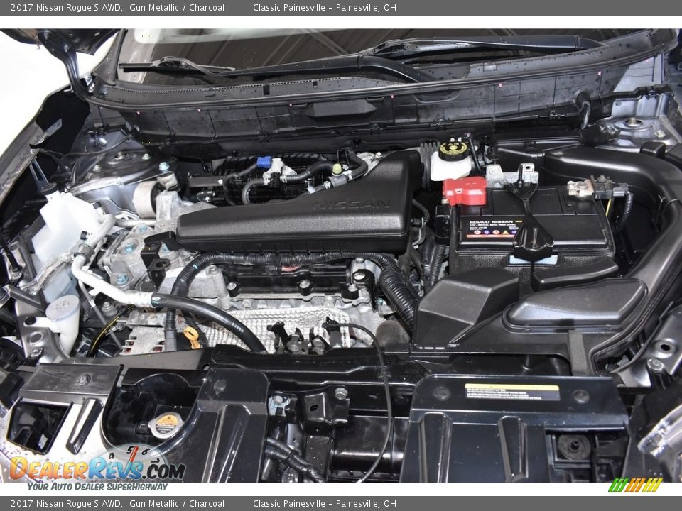 2017 Nissan Rogue S AWD Gun Metallic / Charcoal Photo #6