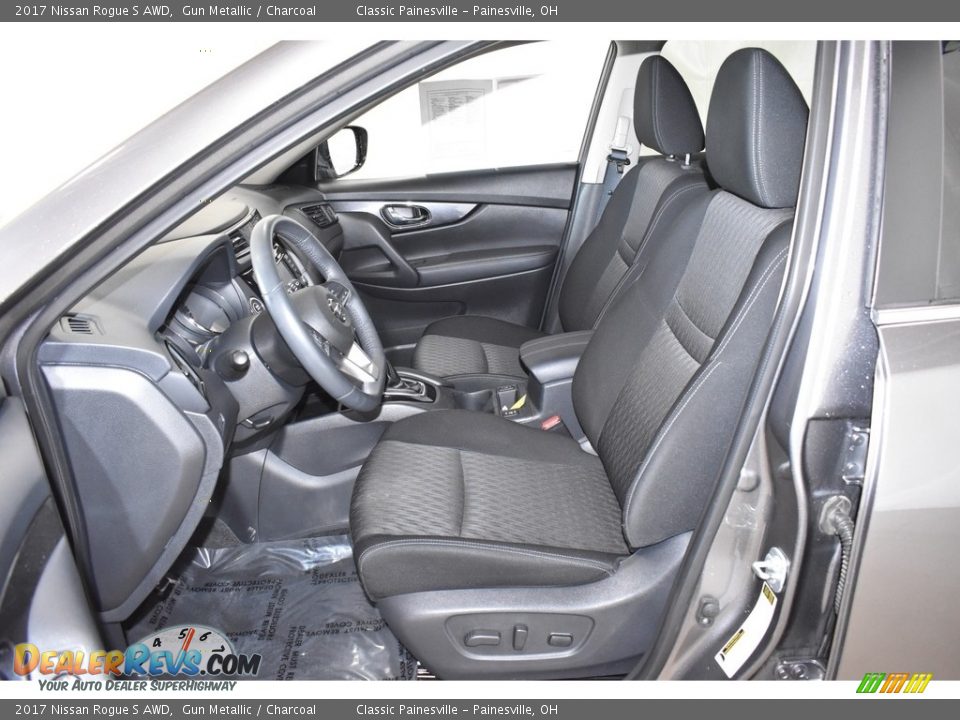 2017 Nissan Rogue S AWD Gun Metallic / Charcoal Photo #7