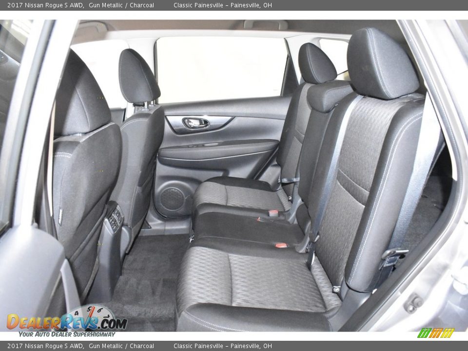 2017 Nissan Rogue S AWD Gun Metallic / Charcoal Photo #8