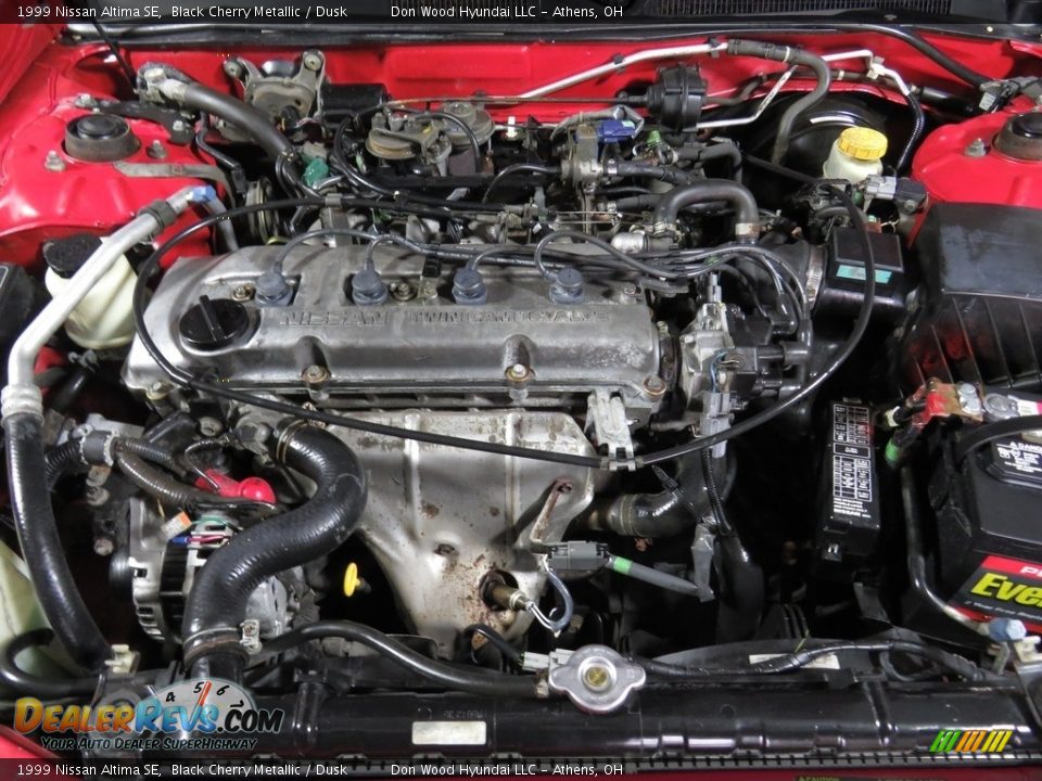 1999 Nissan Altima SE Black Cherry Metallic / Dusk Photo #7