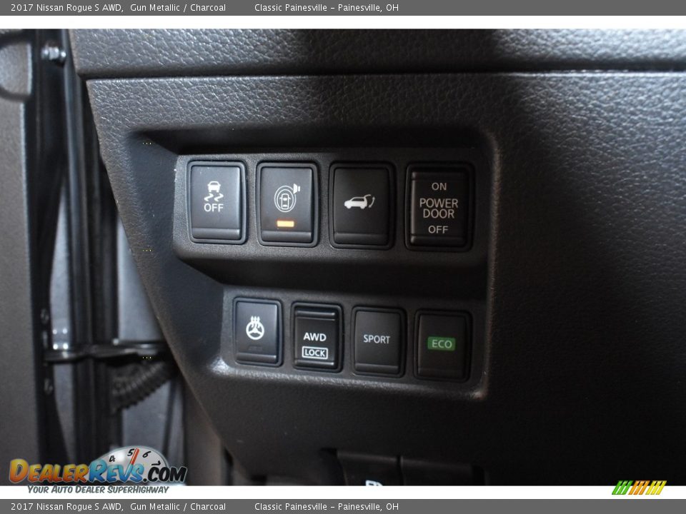 2017 Nissan Rogue S AWD Gun Metallic / Charcoal Photo #11
