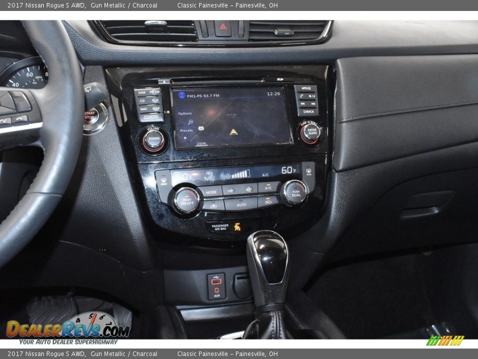 2017 Nissan Rogue S AWD Gun Metallic / Charcoal Photo #13