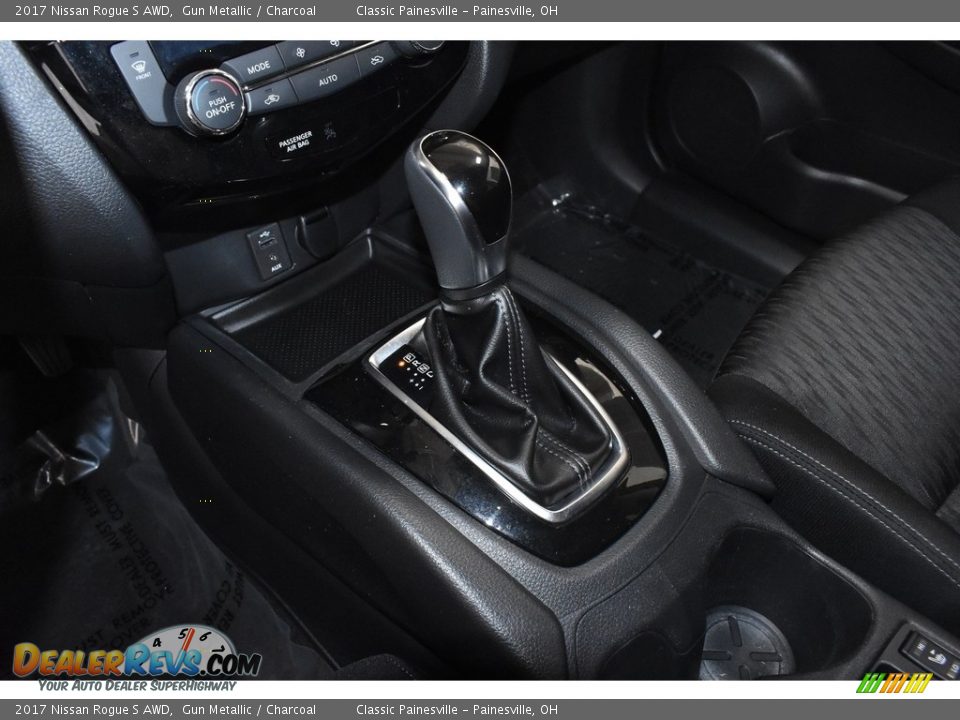 2017 Nissan Rogue S AWD Gun Metallic / Charcoal Photo #14
