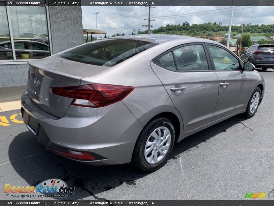 2020 Hyundai Elantra SE Fluid Metal / Gray Photo #4