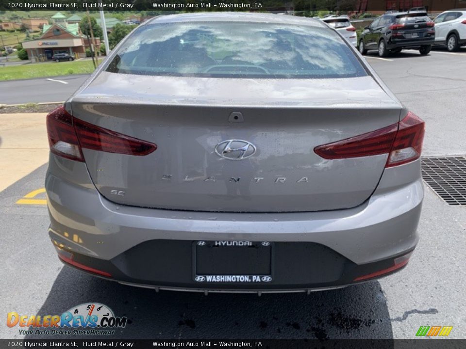 2020 Hyundai Elantra SE Fluid Metal / Gray Photo #5