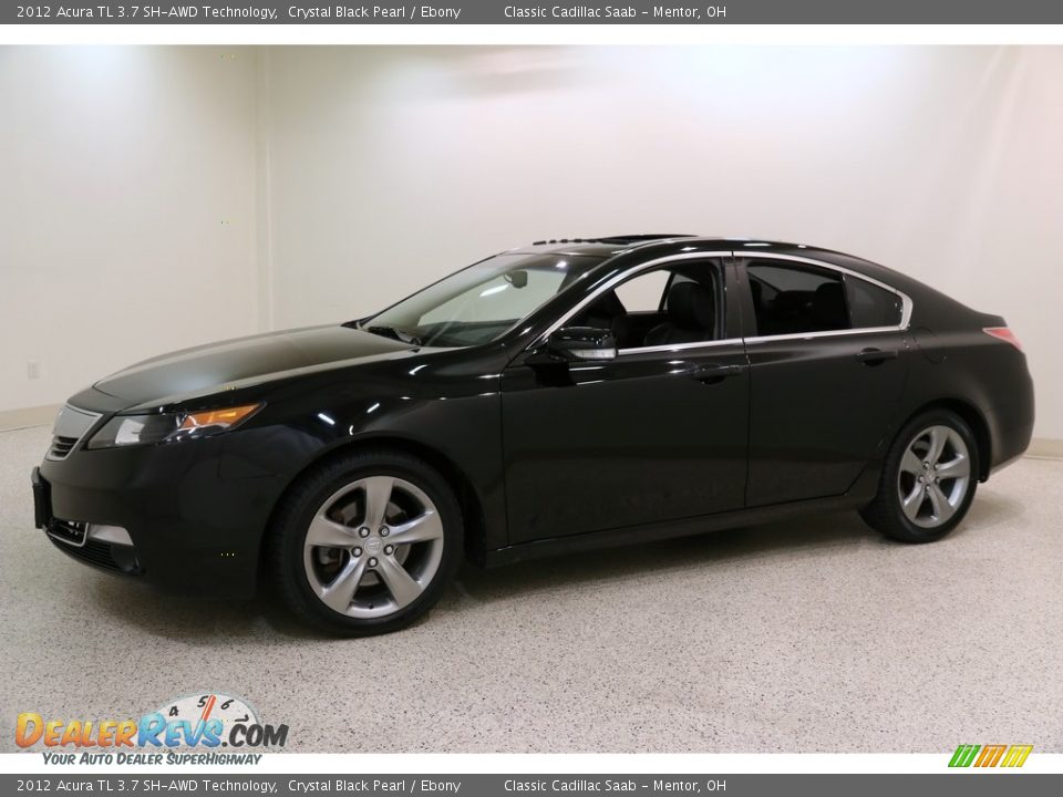 2012 Acura TL 3.7 SH-AWD Technology Crystal Black Pearl / Ebony Photo #3