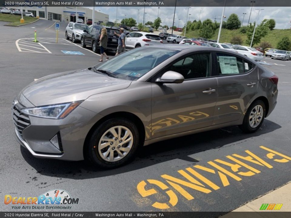 2020 Hyundai Elantra SE Fluid Metal / Gray Photo #7