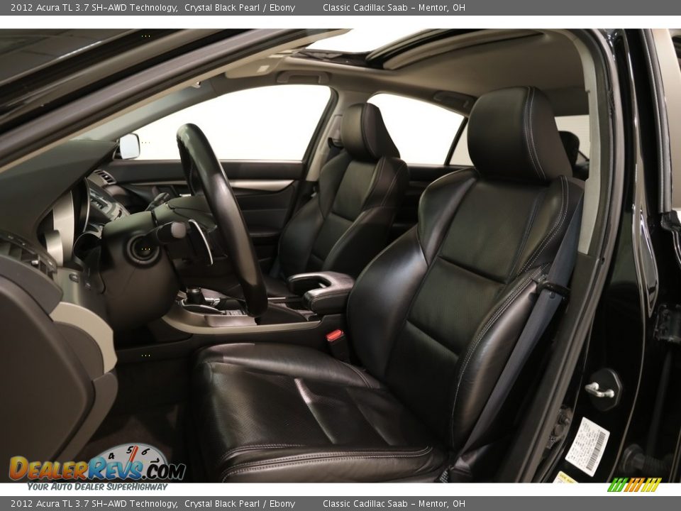 2012 Acura TL 3.7 SH-AWD Technology Crystal Black Pearl / Ebony Photo #5