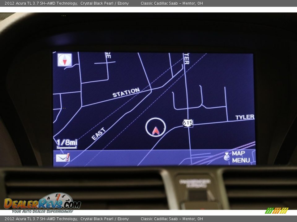 2012 Acura TL 3.7 SH-AWD Technology Crystal Black Pearl / Ebony Photo #10