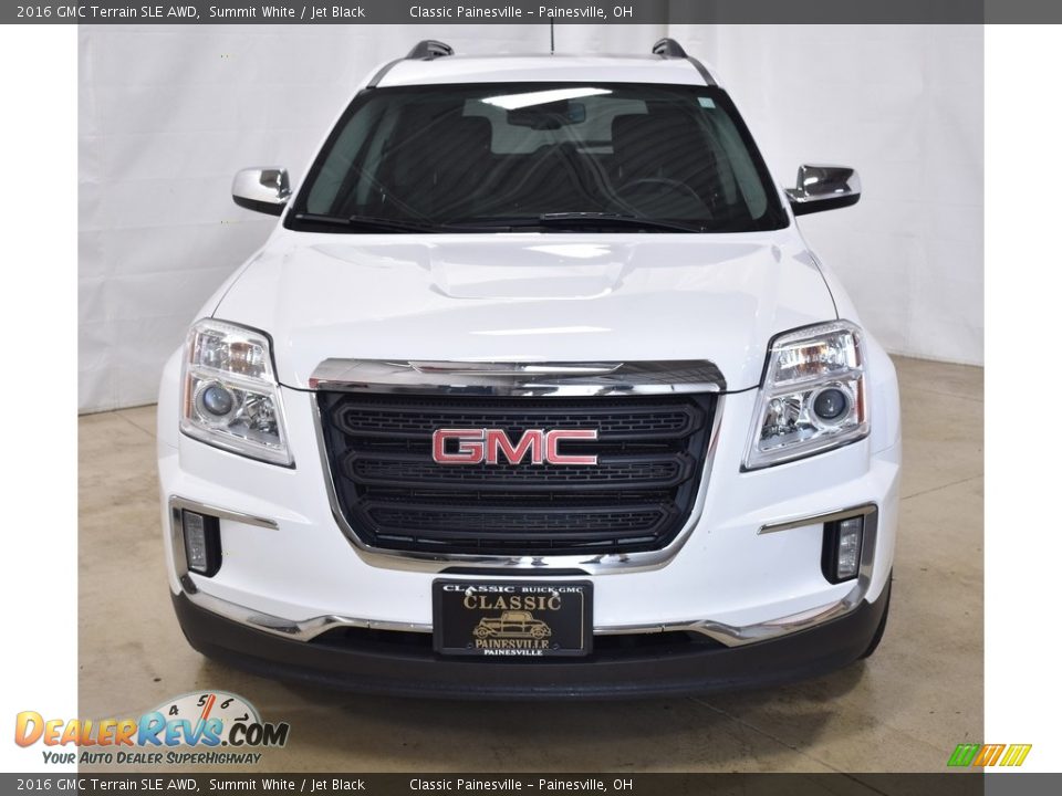 2016 GMC Terrain SLE AWD Summit White / Jet Black Photo #4