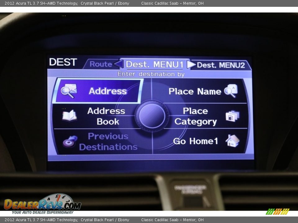 2012 Acura TL 3.7 SH-AWD Technology Crystal Black Pearl / Ebony Photo #11