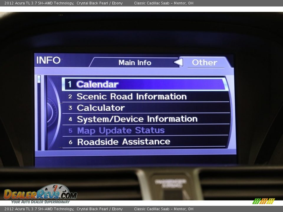 2012 Acura TL 3.7 SH-AWD Technology Crystal Black Pearl / Ebony Photo #15