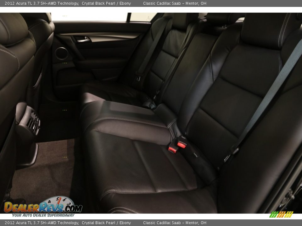 2012 Acura TL 3.7 SH-AWD Technology Crystal Black Pearl / Ebony Photo #22
