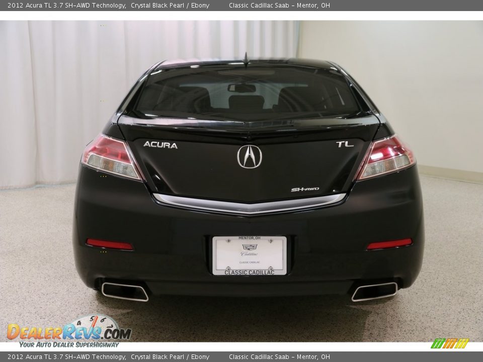 2012 Acura TL 3.7 SH-AWD Technology Crystal Black Pearl / Ebony Photo #23