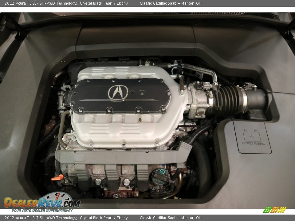 2012 Acura TL 3.7 SH-AWD Technology Crystal Black Pearl / Ebony Photo #24
