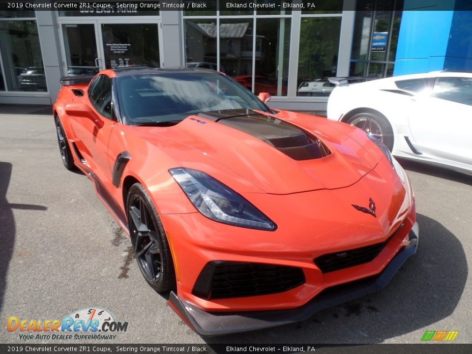2019 Chevrolet Corvette ZR1 Coupe Sebring Orange Tintcoat / Black Photo #12
